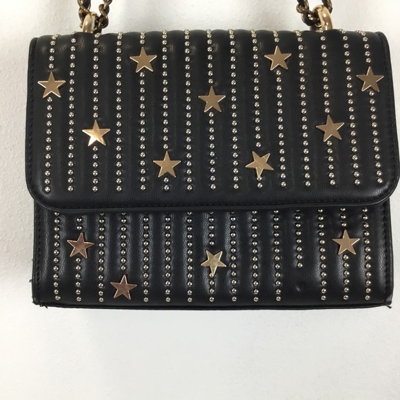 Vintage Havana “Olivia” Gold Star and Studs Hand Bag / Crossbody - Picture 3 of 12